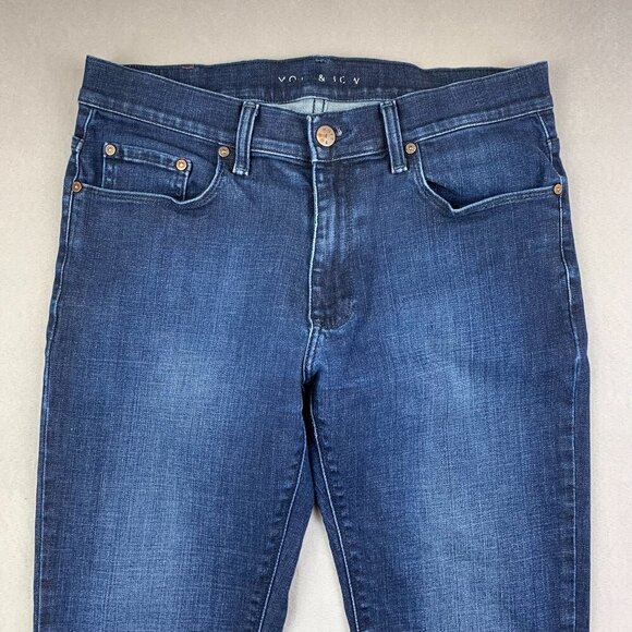 Mott & Bow Mens Pants 32 Blue Jeans Slim Crosby Tapered Cotton Stretch 32x31 - Picture 2 of 12